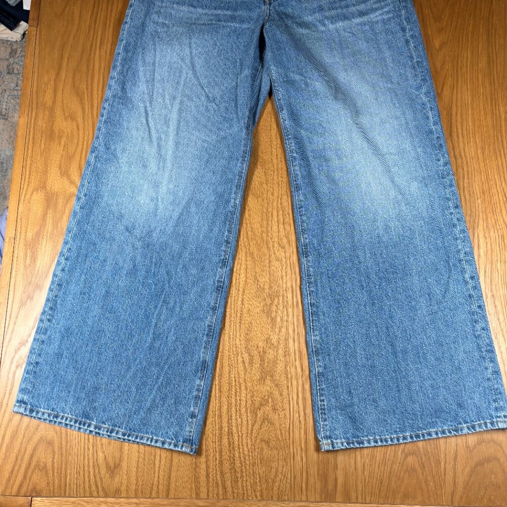 Point Sur Denim 100% Cotton Wide Leg Jeans Light Wash – Women’s 29 - Picture 3 of 13